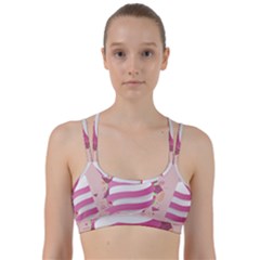 Easter Egg Colorful Spring Color Line Them Up Sports Bra