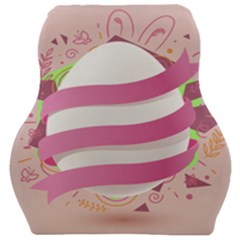 Easter Egg Colorful Spring Color Car Seat Velour Cushion 