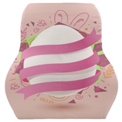 Easter Egg Colorful Spring Color Car Seat Back Cushion 