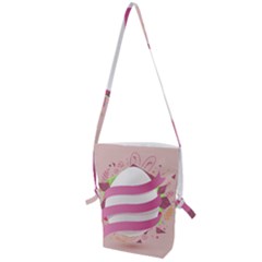 Easter Egg Colorful Spring Color Folding Shoulder Bag