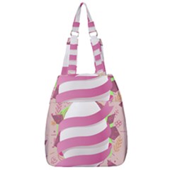 Easter Egg Colorful Spring Color Center Zip Backpack