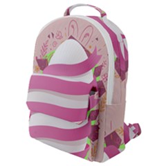 Easter Egg Colorful Spring Color Flap Pocket Backpack (Small)