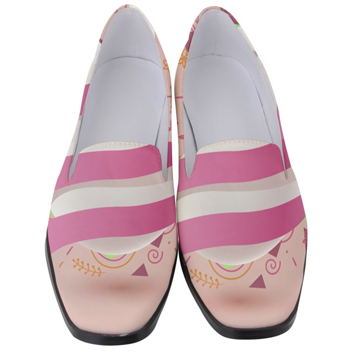 Easter Egg Colorful Spring Color Women s Classic Loafer Heels