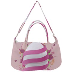 Easter Egg Colorful Spring Color Removal Strap Handbag