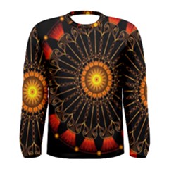 Ornaments Filigree Bright Men s Long Sleeve Tee by Pakrebo