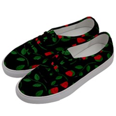 Roses Flowers Spring Flower Nature Men s Classic Low Top Sneakers by Pakrebo