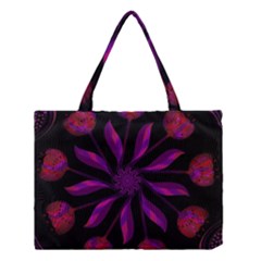 Background Purple Black Red Medium Tote Bag by Pakrebo