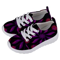 Background Purple Black Red Kids  Lightweight Sports Shoes by Pakrebo