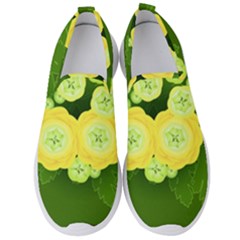 Buttercup Ranunculus Globe Flower Men s Slip On Sneakers by Pakrebo