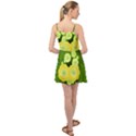 Buttercup Ranunculus Globe Flower Summer Time Chiffon Dress View2