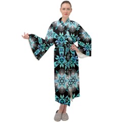 Backgrounds Pattern Wallpaper Maxi Tie Front Velour Kimono by Pakrebo