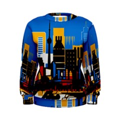 Architecture City House Window Women s Sweatshirt by Pakrebo