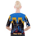 Architecture City House Window Cropped Button Cardigan View2