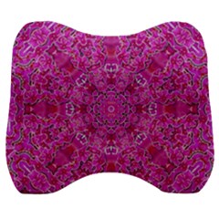 Flowering And Blooming To Bring Happiness Velour Head Support Cushion by pepitasart