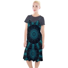 Ornament District Turquoise Camis Fishtail Dress