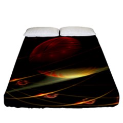 Fractal Digital Art Fitted Sheet (king Size) by Pakrebo