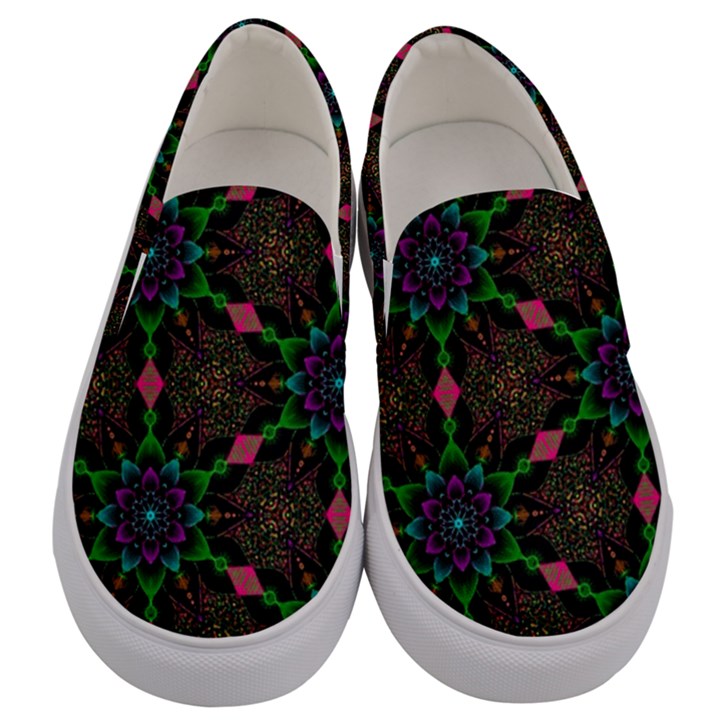 Backgrounds Pattern Wallpaper Color Men s Canvas Slip Ons