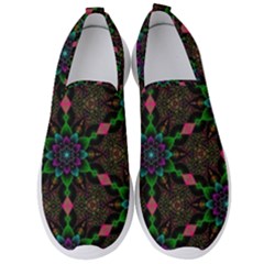 Backgrounds Pattern Wallpaper Color Men s Slip On Sneakers by Pakrebo