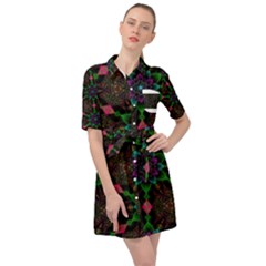 Backgrounds Pattern Wallpaper Color Belted Shirt Dress by Pakrebo