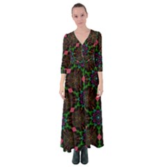 Backgrounds Pattern Wallpaper Color Button Up Maxi Dress