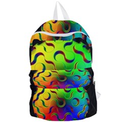 Ball Sphere Digital Art Fractals Foldable Lightweight Backpack by Pakrebo