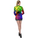 Ball Sphere Digital Art Fractals Long Sleeve Satin Shirt View2