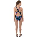 Ornament Digital Color Colorful Cut-Out Back One Piece Swimsuit View2