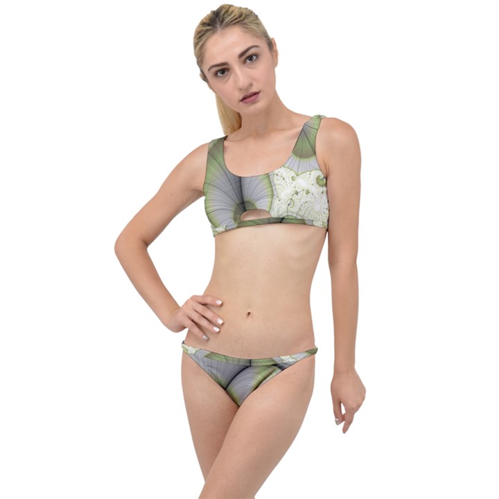 Graphic Fractal Eddy Curlicue Leaf The Little Details Bikini Set