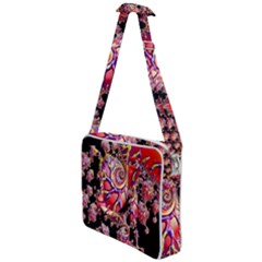 Fractals Colorful Pattern Cross Body Office Bag by Pakrebo