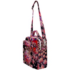 Fractals Colorful Pattern Crossbody Day Bag