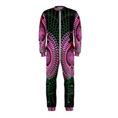 Fractal Traditional Fractal Hypnotic Onepiece Jumpsuit (kids) by Pakrebo