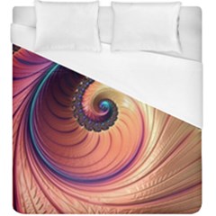 Fractal Multi Colored Fantasia Duvet Cover (king Size)