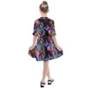 Fractal Colorful Background Kids  All Frills Chiffon Dress View2