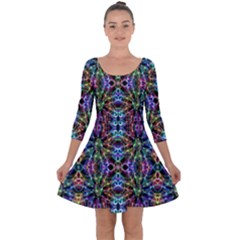 Hsc3 4 Quarter Sleeve Skater Dress