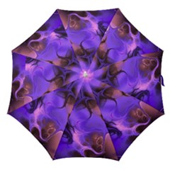 Fractal Flower Straight Umbrellas by Pakrebo