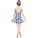 Checkerboard Again 5 Kids  Skater Dress Swimsuit View2