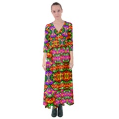 Hsc3 5 Button Up Maxi Dress