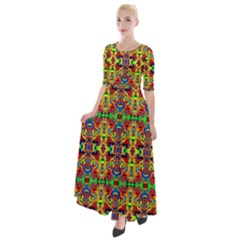 Hsc3 9 Half Sleeves Maxi Dress