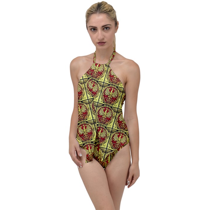 Polish Bank Note Go with the Flow One Piece Swimsuit