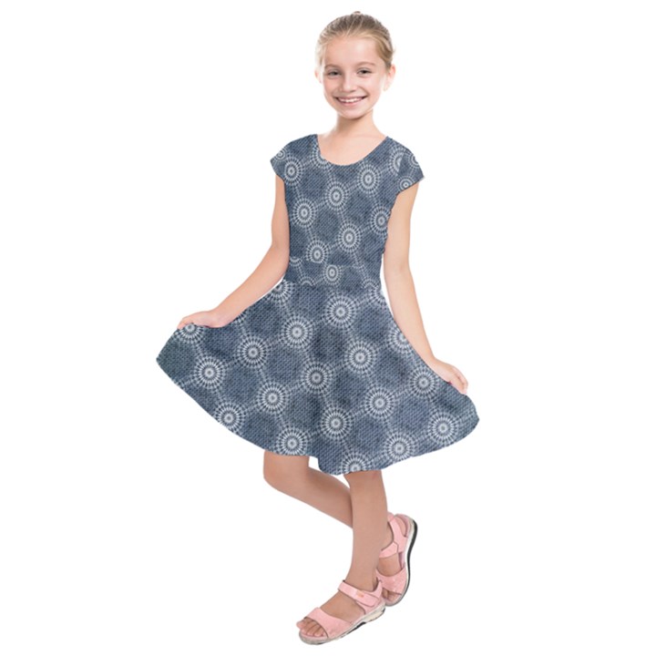 Checkerboard Again 4 Kids  Short Sleeve Dress