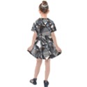 Triangles Polygon Color Silver Uni Kids  Sailor Dress View2