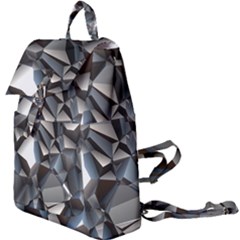 Triangles Polygon Color Silver Uni Buckle Everyday Backpack by Pakrebo