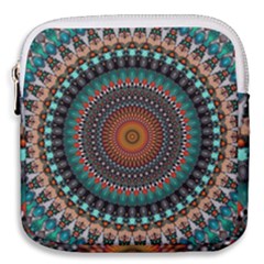 Ornament Circle Picture Colorful Mini Square Pouch by Pakrebo