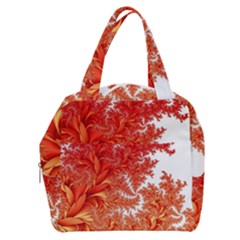 Flora Flowers Background Leaf Boxy Hand Bag