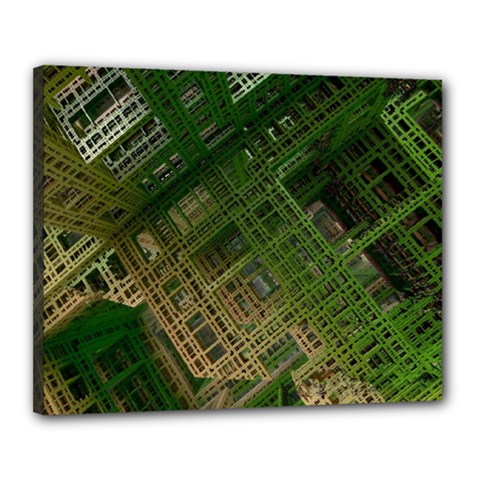 City Forward Urban Planning Canvas 20  X 16  (stretched) by Pakrebo