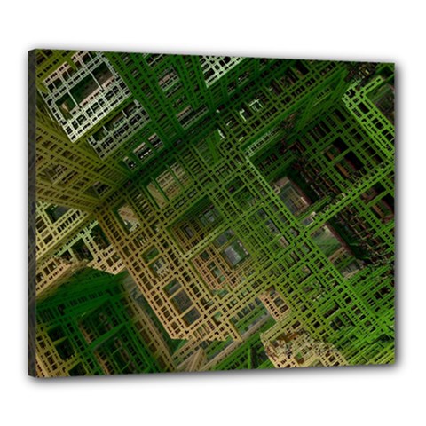 City Forward Urban Planning Canvas 24  X 20  (stretched) by Pakrebo