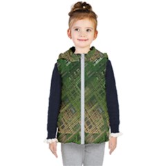 City Forward Urban Planning Kids  Hooded Puffer Vest by Pakrebo