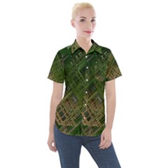 City Forward Urban Planning Women s Short Sleeve Pocket Shirt