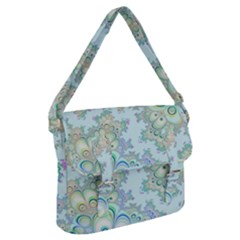 Pattern Background Floral Fractal Buckle Messenger Bag by Pakrebo