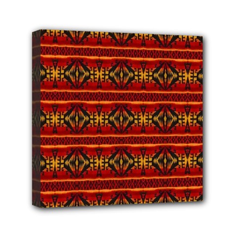 Navajo 0 Mini Canvas 6  X 6  (stretched) by ArtworkByPatrick